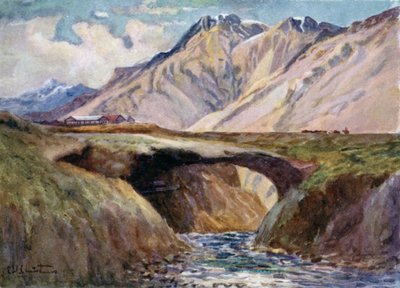 Puente del Inca, the Famous Natural Bridge by Ernest William Christmas